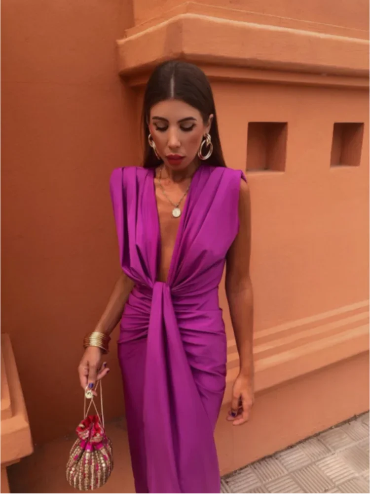 Crocetta™ | Elegancka Sukienka z Wycięciem