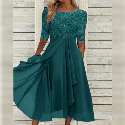 Taryn® | Elegancka sukienka midi z koronką
