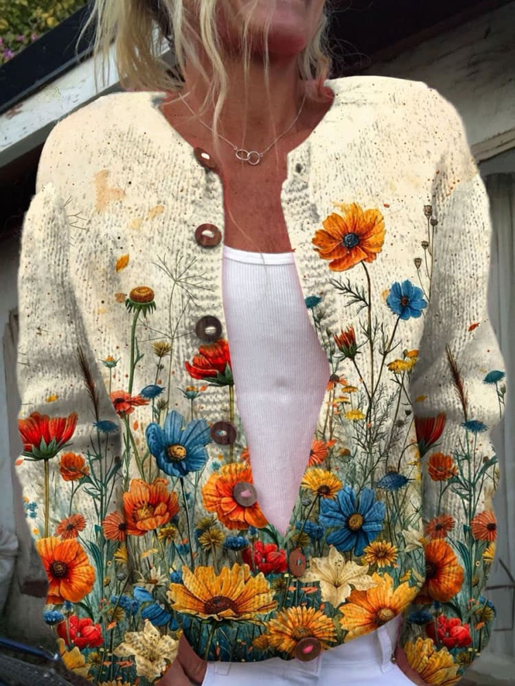Filippa | Sweter Kwiatowy Ogród