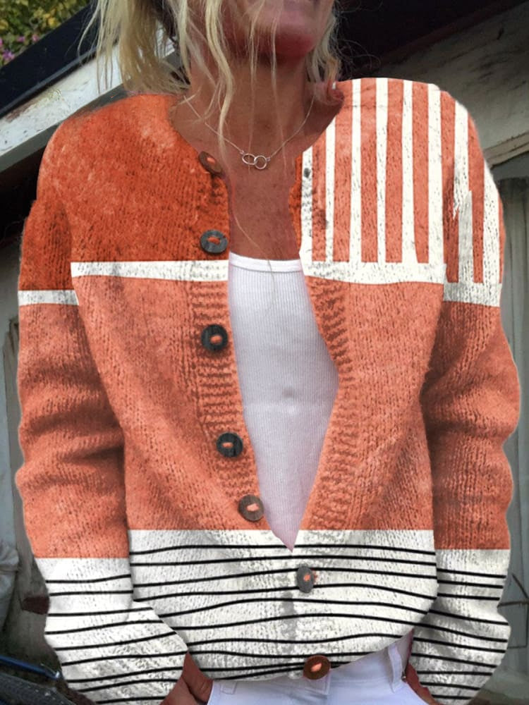 Ida | Nowoczesny Sweter w Paski