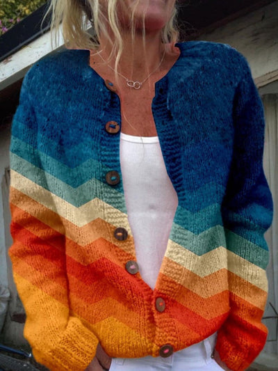 Frederika | Sweter w Kwiaty Jesienne