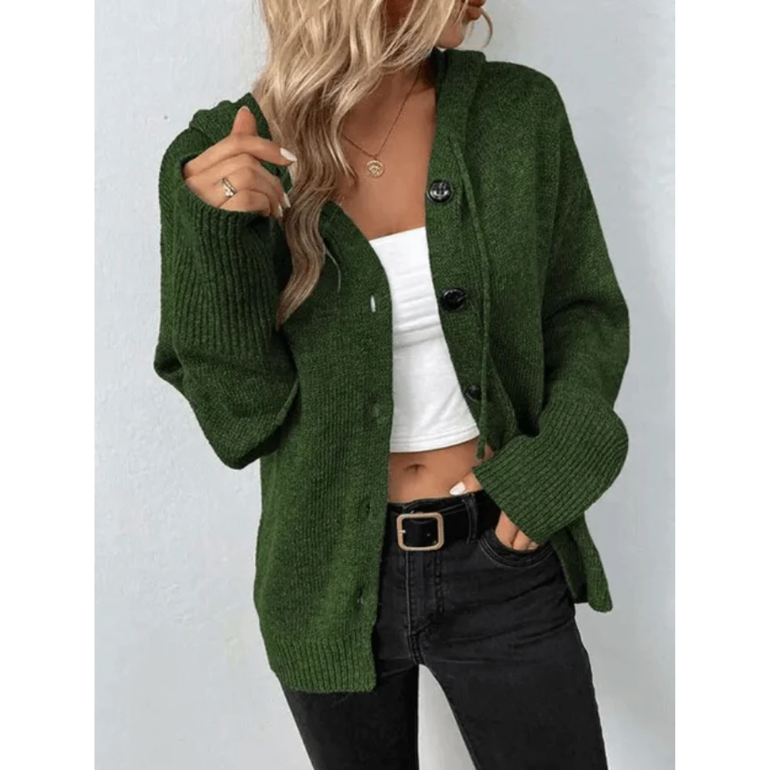 Brittan | Sweter z guzikami