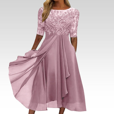 Taryn® | Elegancka sukienka midi z koronką