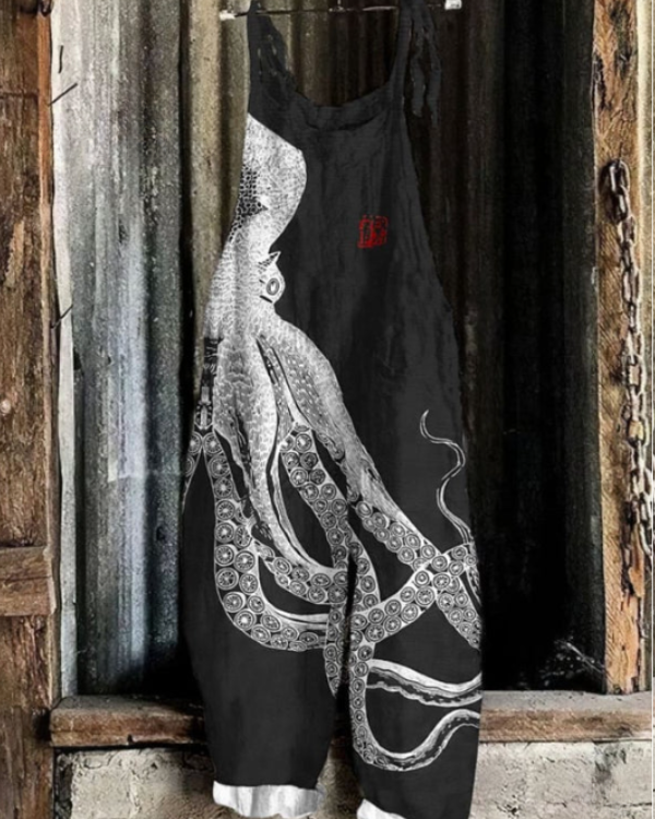 Kombinezon Damski - Elegancki Design z Szerokimi Nogawkami dla Komfortu i Stylu