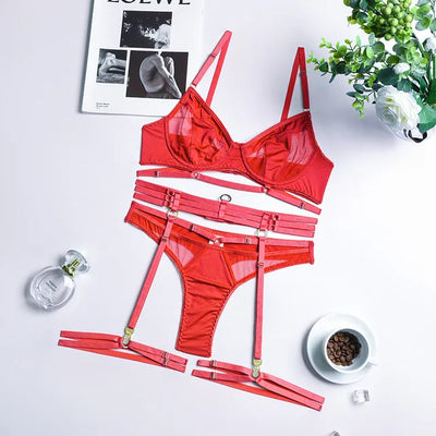 Julietta™ | Zestaw bielizny francuskiej 3 częściowy