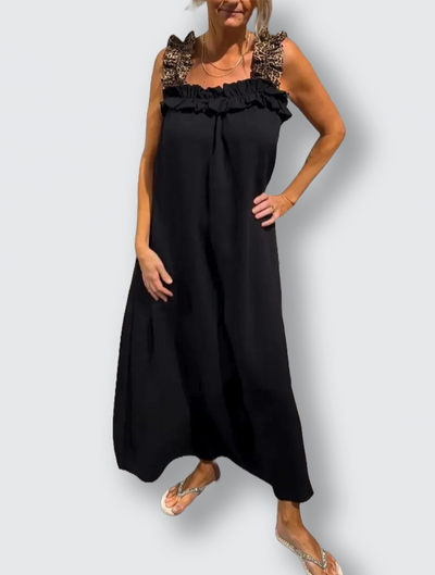 Helen - Elegancka sukienka w panterkę