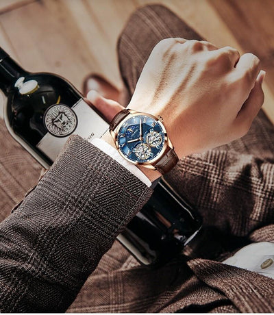 Tourbillon Design™ Zegarek Mechaniczny Biznesowy™ - Olsen & Olsen