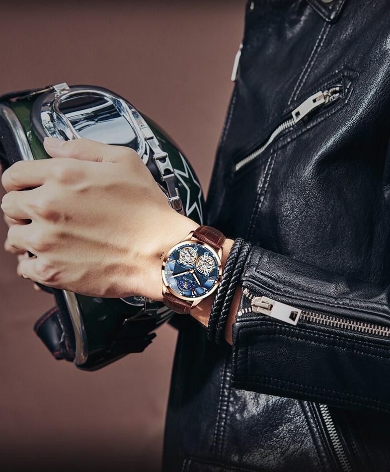Tourbillon Design™ Zegarek Mechaniczny Biznesowy™ - Olsen & Olsen