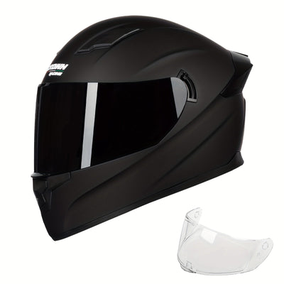 F-700 Kask Motocyklowy - Matt Czarny