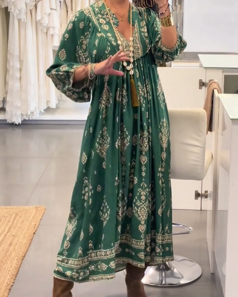 Jana – Sukienka z nadrukiem w stylu casual