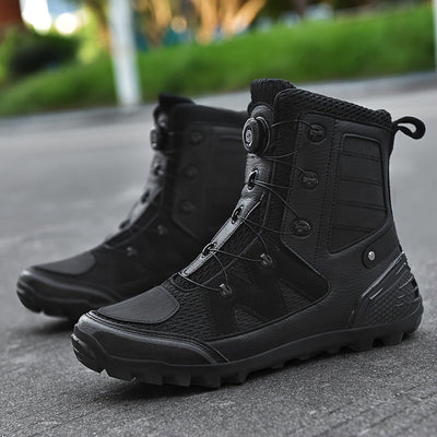 Męskie Profesjonalne Wysokie Buty Motocyklowe