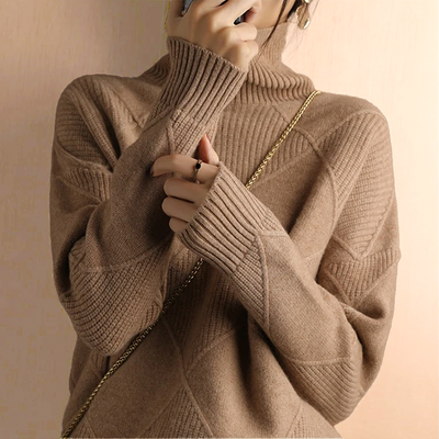 Marcelle | Gruby sweter z golfem