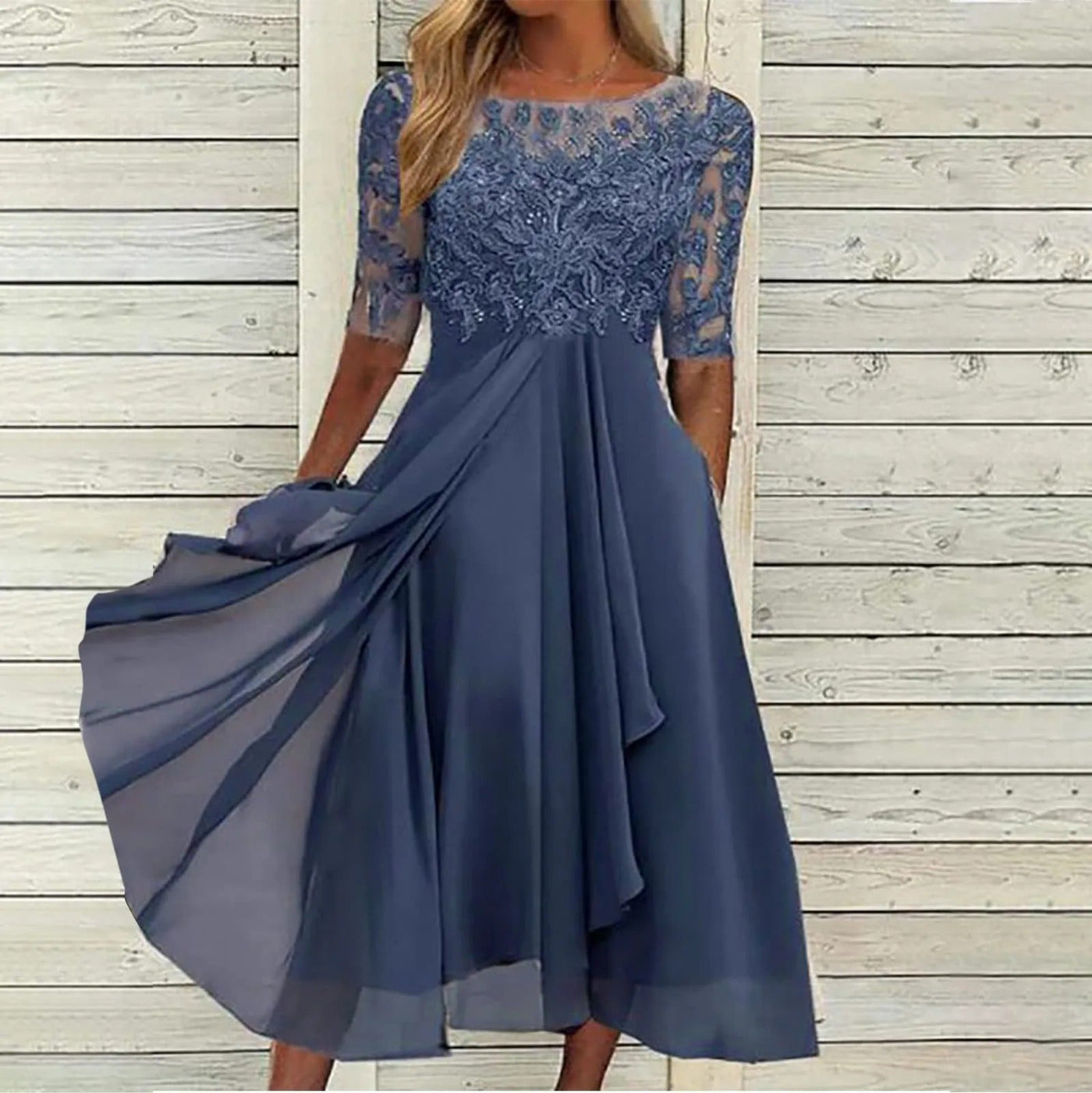 Taryn® | Elegancka sukienka midi z koronką