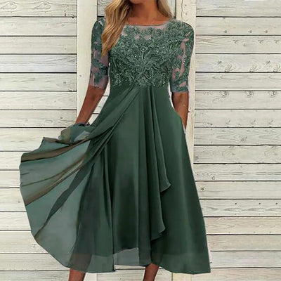 Taryn® | Elegancka sukienka midi z koronką