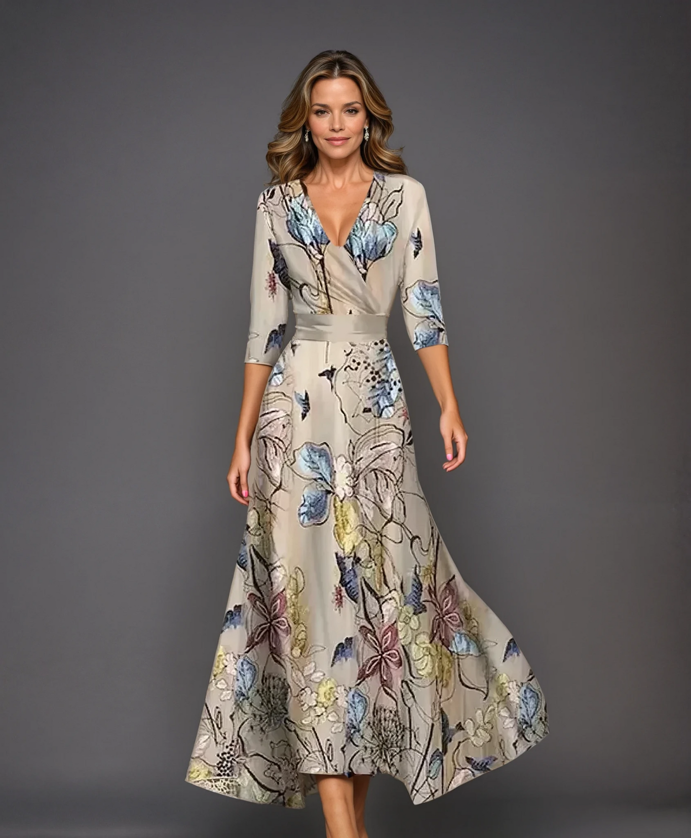 Yssa | Elegancka sukienka w kwiaty