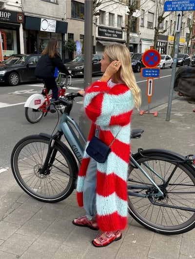 Sue | Oversize Miękki Długi Kardigan