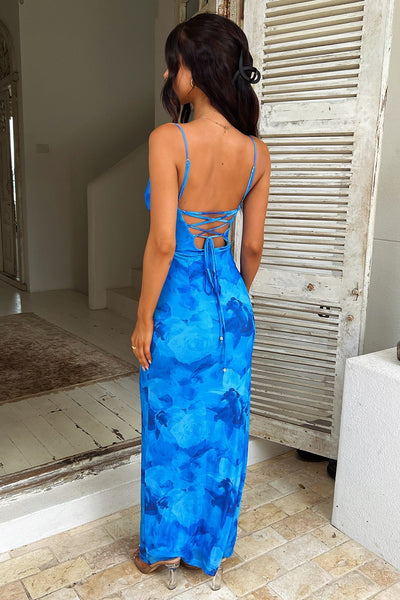 Aurelia | Elegancka kwiatowa sukienka maxi