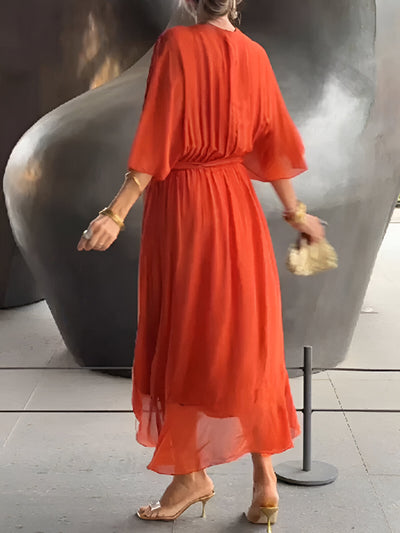 Audrey | Elegancka Sukienka Szyfonowa