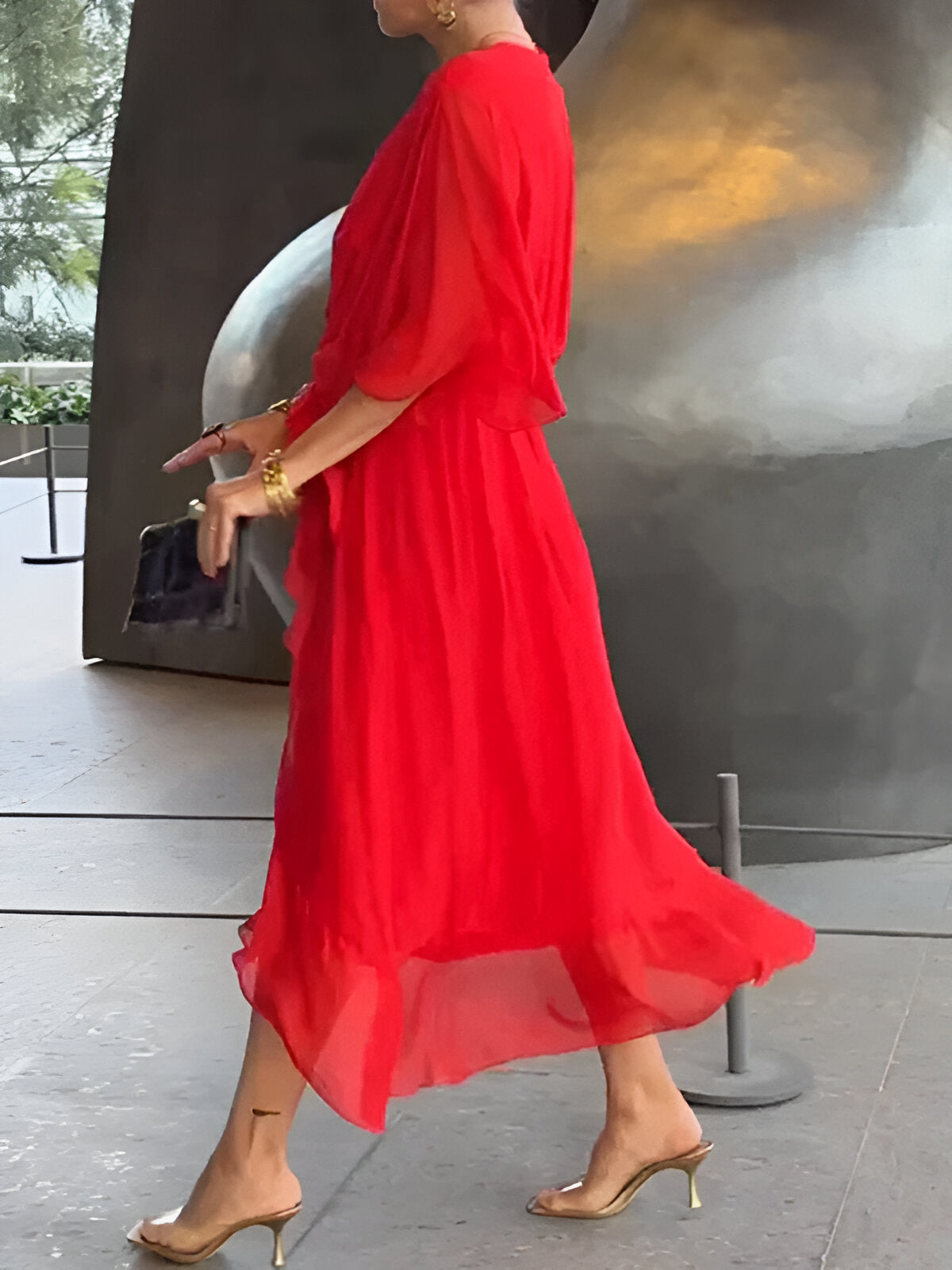 Audrey | Elegancka Sukienka Szyfonowa
