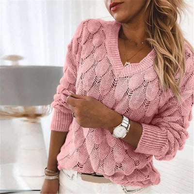Noemier | Sweter z dekoltem w serek