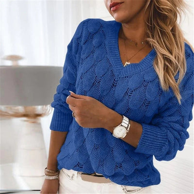 Noemier | Sweter z dekoltem w serek