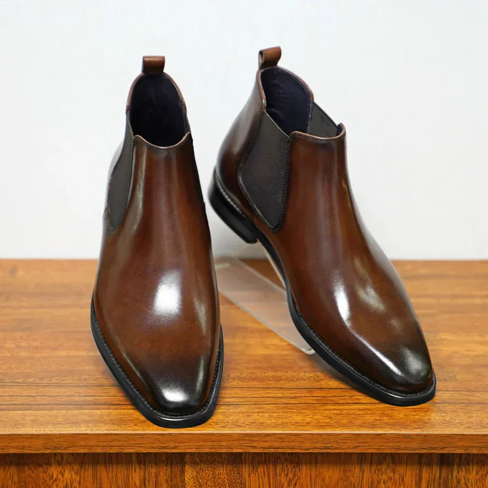 Blake™ | Eleganckie botki Chelsea ze skóry