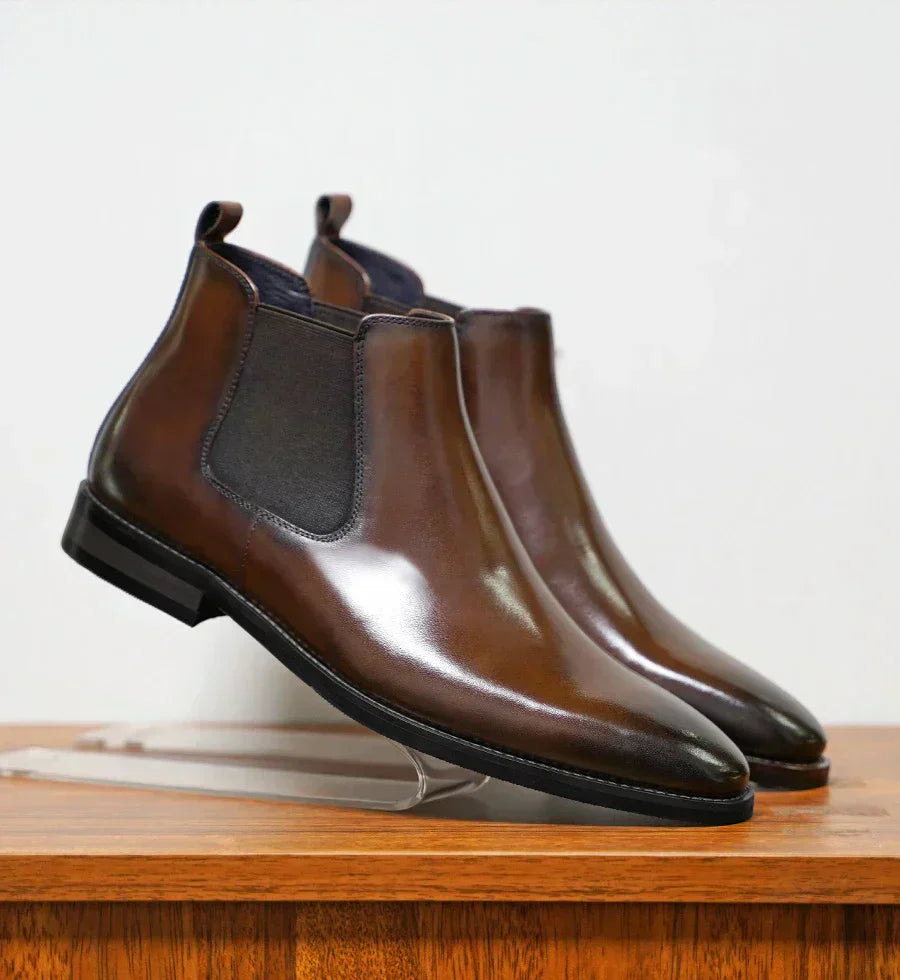 Blake™ | Eleganckie botki Chelsea ze skóry