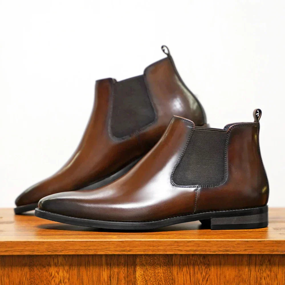 Blake™ | Eleganckie botki Chelsea ze skóry