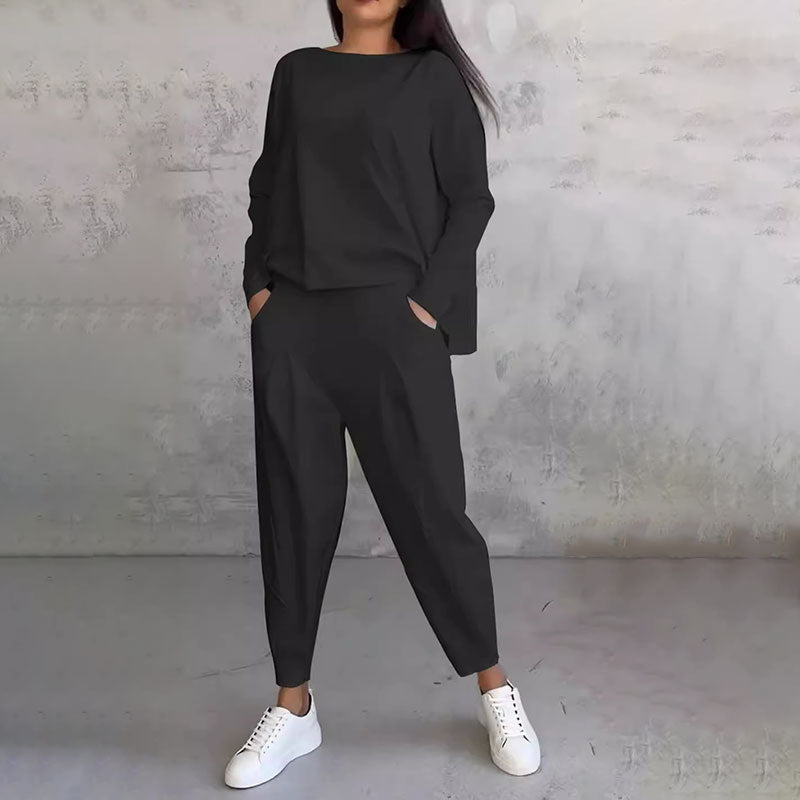 Dianne - Casualowy dwuczęściowy zestaw dla kobiet
