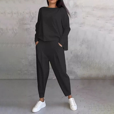 Dianne - Casualowy dwuczęściowy zestaw dla kobiet