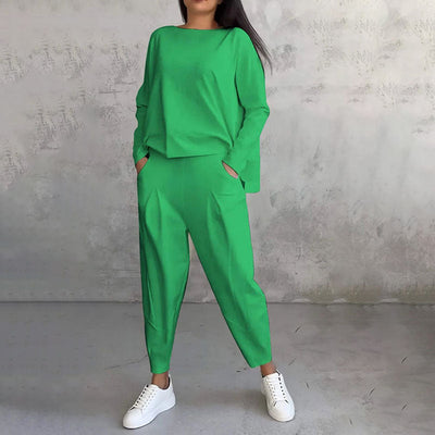 Dianne - Casualowy dwuczęściowy zestaw dla kobiet