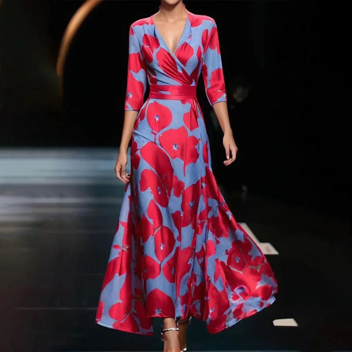 Yssa | Elegancka sukienka w kwiaty