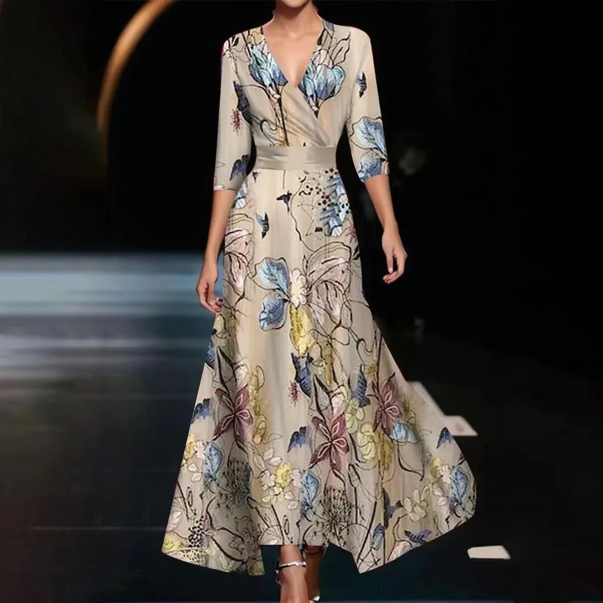 Yssa | Elegancka sukienka w kwiaty